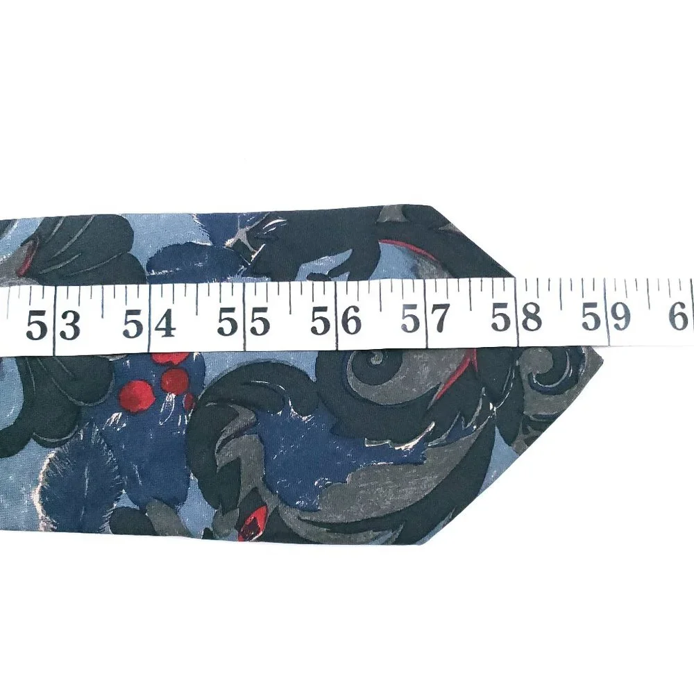 TMB Men Necktie 100% Italian Silk Geometric Multicolor 59x3.75 - NWOT